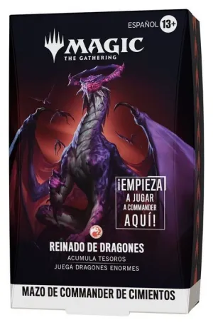 MAGIC - CIMIENTOS MAZO DE COMMANDER REINADO DE DRAGONES (CASTELLANO)