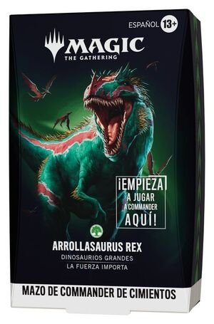 MAGIC - CIMIENTOS MAZO DE COMMANDER ARROLLASAURUS REX (CASTELLANO)