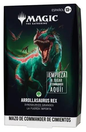 MAGIC - CIMIENTOS MAZO DE COMMANDER ARROLLASAURUS REX (CASTELLANO)