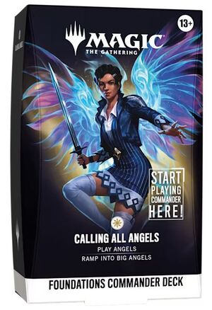 MAGIC - CIMIENTOS MAZO DE COMMANDER CALLING ALL ANGELS (INGLÉS)