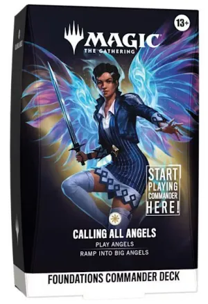 MAGIC - CIMIENTOS MAZO DE COMMANDER CALLING ALL ANGELS (INGLÉS)