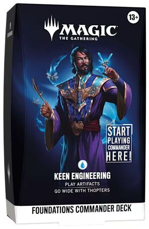 MAGIC - CIMIENTOS MAZO DE COMMANDER KEEN ENGINEERING (INGLÉS)