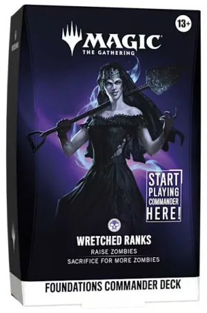MAGIC - CIMIENTOS MAZO DE COMMANDER WRETCHED RANKS (INGLÉS)