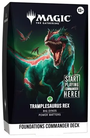 MAGIC - CIMIENTOS MAZO DE COMMANDER TRAMPLESAURUS REX (INGLÉS)