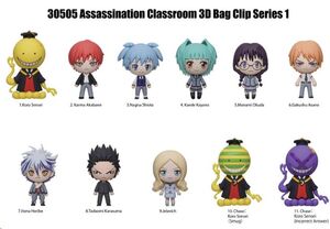 ASSASSINATION CLASSROOM 3D COLGANTES PELUCHE EXPOSITOR SERIE 1