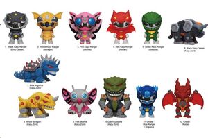 GODZILLA VS POWER RANGERS COLGANTES PVC 3D SERIES 1