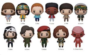 STRANGER THINGS COLGANTES PVC 3D SERIES 4