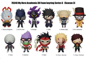 MY HERO ACADEMIA 3D COLGANTES PVC SERIE 6