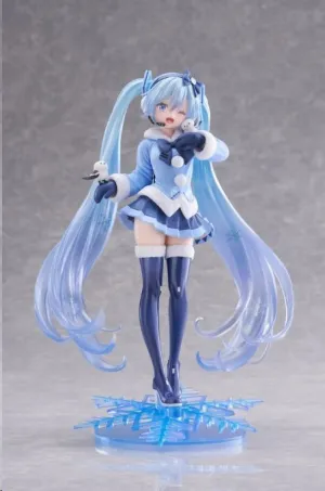 HATSUNE MIKU ESTATUA PVC SNOW MIKU ALL STARS VERSIÓN 2012 AMP+ 25CM