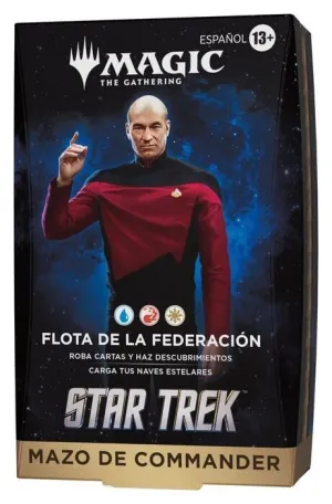 MAGIC - STAR TREK MAZO DE COMMANDER FLOTA DE LA FEDERACIÓN - CASTELLANO