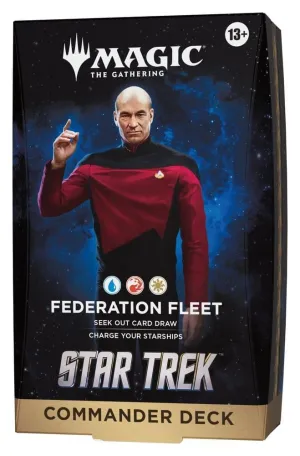 MAGIC - STAR TREK MAZO DE COMMANDER FEDERATION FLEET - INGLÉS