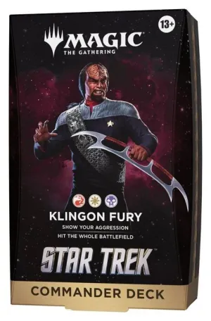 MAGIC - STAR TREK MAZO DE COMMANDER KLINGON FURY - INGLÉS