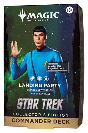 MAGIC - STAR TREK MAZO DE COMMANDER COLECCIONISTA LANDING PARTY - INGLÉS