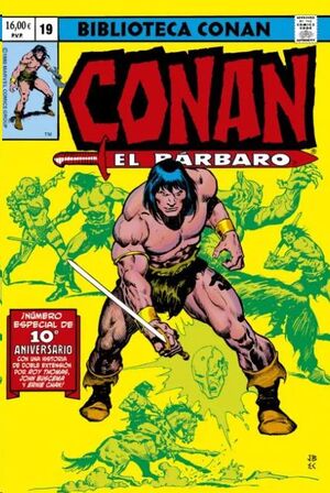 BIBLIOTECA CONAN. CONAN EL BARBARO #19  1980