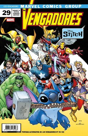 LOS VENGADORES #29 / 183 (PORTADA ALTERNATIVA DISNEY STICH)