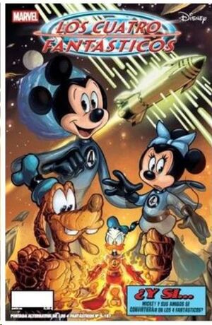 LOS CUATRO FANTASTICOS V7 #187 /05 (PORTADA ALTERNATIVA DISNEY)