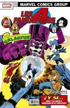 LOS CUATRO FANTASTICOS V7 #188 / 06 (PORTADA ALTERNATIVA DISNEY FANTASTIC FOUR 188)