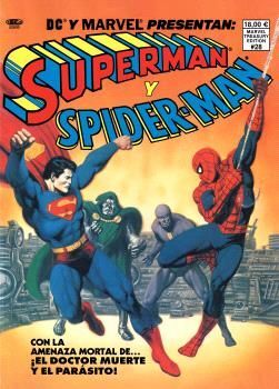 SUPERMAN VS SPIDERMAN. CON LA AMENAZA MORTAL DE.. EL DOCTOR MUERTE Y EL PARASITO!