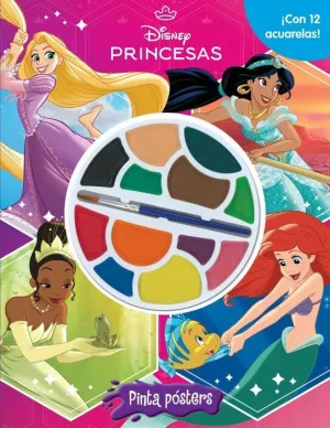 DISNEY PRINCESAS PINTA PÓSTERS