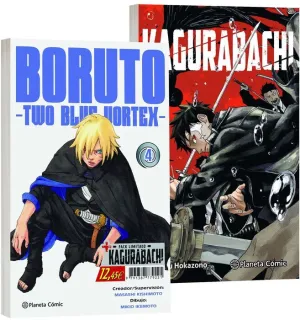 BORUTO: TWO BLUE VORTEX #04  + KAGURABACHI #01 (PACK ESPECIAL)
