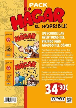 HAGAR EL HORRIBLE 1 Y 2 PACK 1973-1974 Y 1974-1975