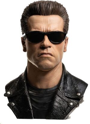 TERMINATOR REPLIK 1/1 T-800 MODEL 101 ART MASK PAINTED STANDARD VERSION 46 CM