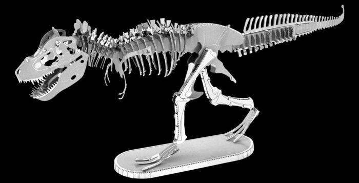 Metal Earth Fascinations Triceratops Skeleton 3D Metal Model Kit 