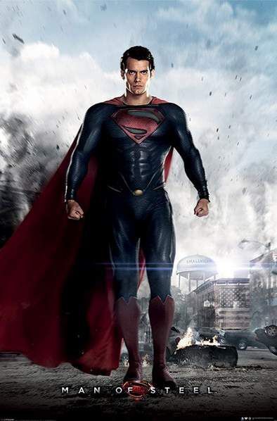 SUPERMAN POSTER 61X91 MAN OF STEEL HOPE . Estatuas y decoracion - poster. Comic Stores