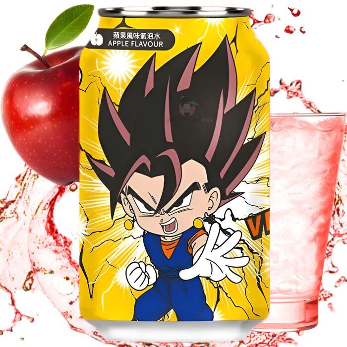 OCEAN BOMB & DRAGON BALL - SABOR MANZANA (GOKU). Instant market - bebidas.  Comic Stores