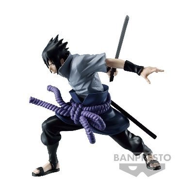 Estátua Banpresto Boruto Naruto Next Vibration - Uchiha Sasuke