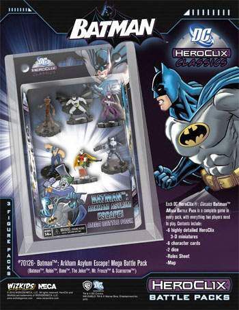 DC HEROCLIX: CLASSICS BATMAN - ARKHAM ASYLUM ESCAPE! MEGA PACK . Miniaturas  - heroclix. Comic Stores