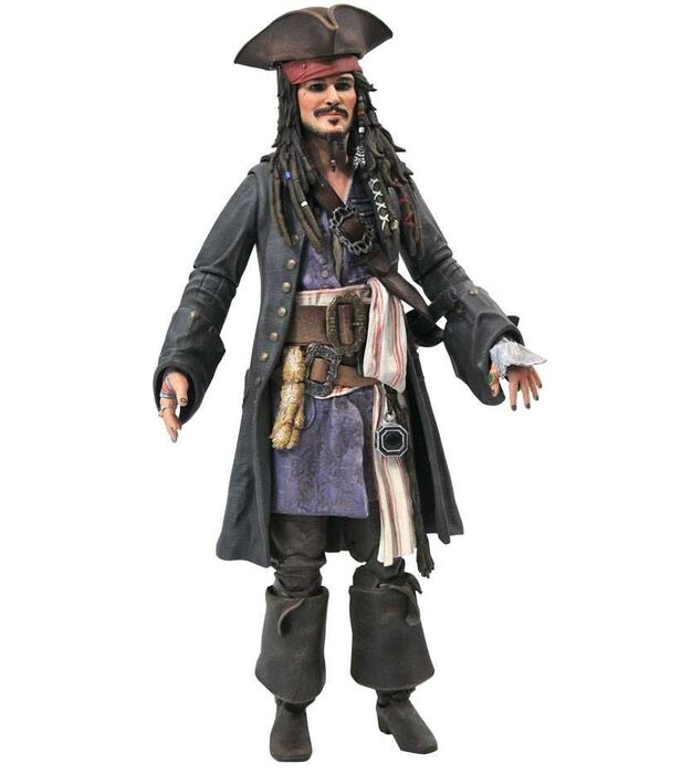 Piratas Del Caribe-Mini Figuras De Batalla Pirata ciego Caja x3 