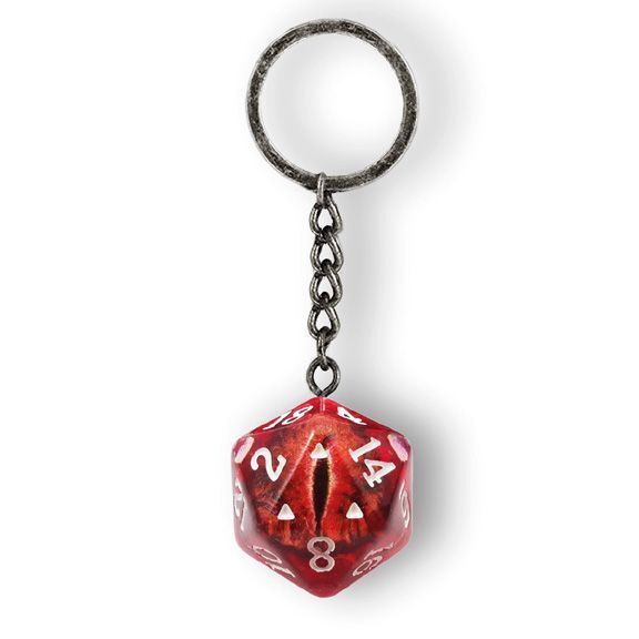 Dungeons And Dragons Dice Spinning Keychain - Geek Slop Online