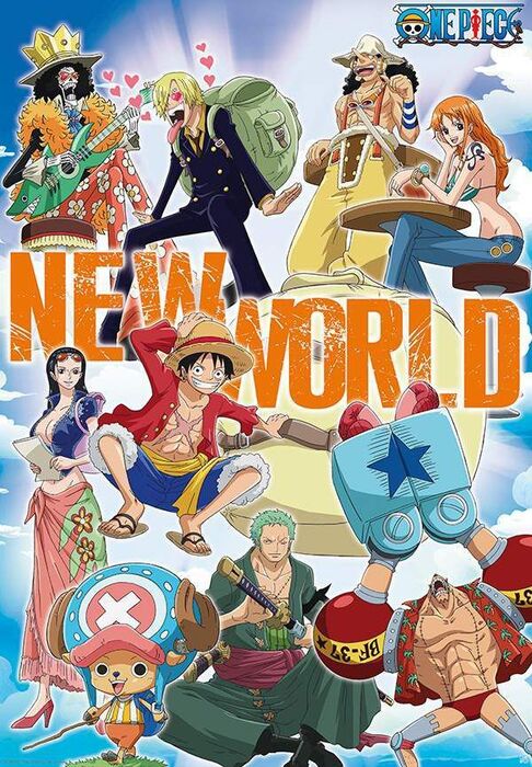 Poster One Piece New World Team 91 5 X 61 Cm Estatuas Y Decoracion Poster Comic Stores
