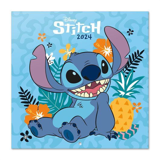 CALENDARIO 2024 DISNEY STITCH 30 X 30. Estatuas y decoracion