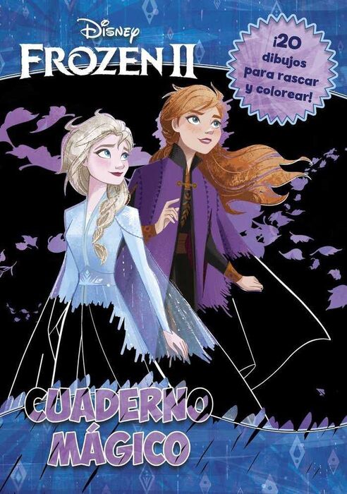 Frozen 2 Cuaderno Magico Dibujos Para Rascar Y Colorear Disney Libro En Papel Comic Stores