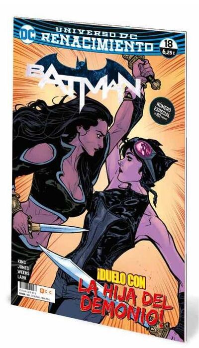 BATMAN MENSUAL  #073 / RENACIMIENTO #18 DUELO CON LA HIJA DEL  DEMONIO!. KING - JONES - WEEKS - LARK. Libro en papel. 9788417401573 Comic  Stores