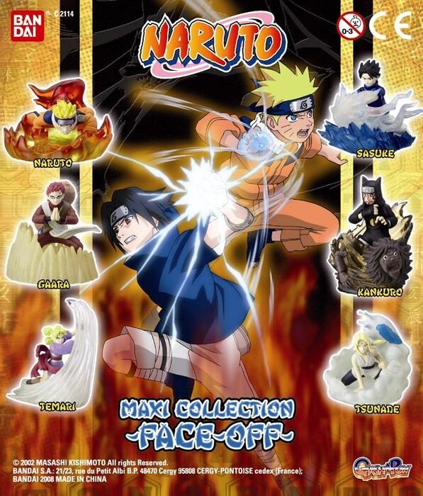 Temari Figurine Naruto Gashapon Maxi Collection Face Off 
