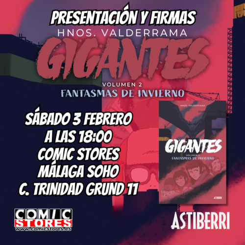 Gigantes Vol 2: Fantasmas del Invierno Aterriza en Comic Stores Málaga Soho