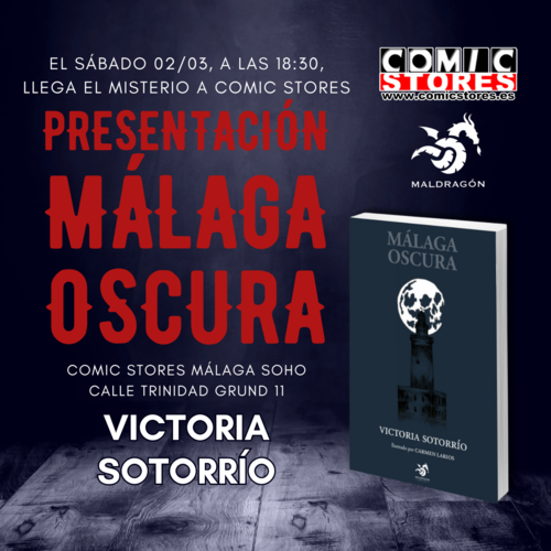 Descubre los secretos de una 'Málaga Oscura' en Comic Stores Málaga Soho