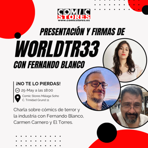 Descubre el apocalipsis cibernético de W0rldTr33 con Fernando Blanco en Comic Stores Málaga Soho