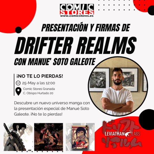 Descubre el Más Allá con Drifter Realms: Presentación en Comic Stores Granada