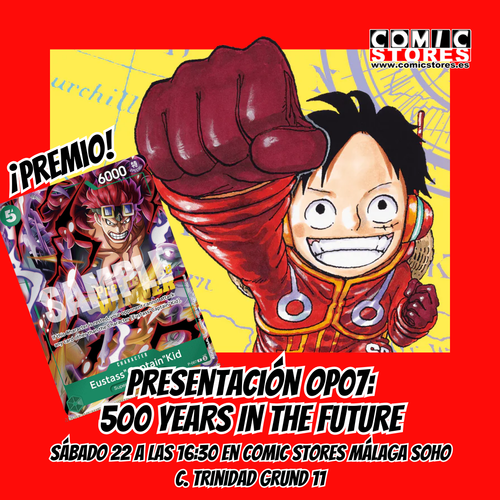 Descubre el nuevo set de One Piece TCG: “500 Years in the Future”, en Comic Stores