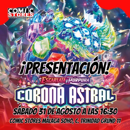 ¡Prepárate para la presentación de 'Corona Astral' en Comic Stores Málaga Soho!