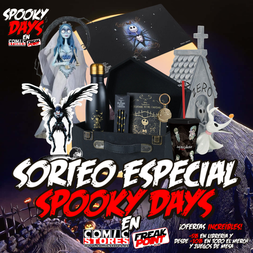 Mega sorteo y super descuentos en Comic Stores y Freak Point. ¡Prepárate para los Spooky Days!