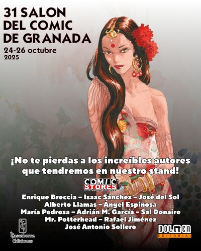 Comic Stores desembarca en el Salón del Cómic de Granada 2025 con un equipo de artistas legendario