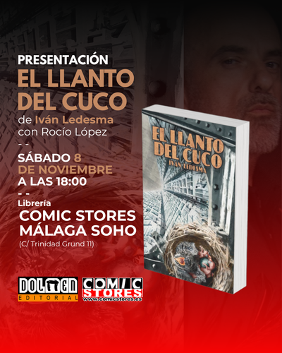 Una cita con el miedo: presentación de El llanto del cuco en Comic Stores Málaga Soho con Iván Ledesma