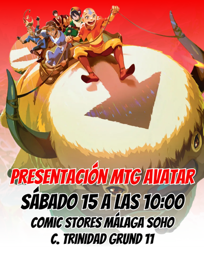 Presentación del set Magic x Avatar: la leyenda de Aang en Comic Stores Málaga Soho 