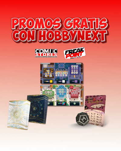¡Tres nuevas promos Hobby Next llegan a Comic Stores y Freak Point!