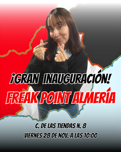 ¡La invasión friki llega a Almería! Freak Point abre sus puertas y lo celebra por todo lo alto.